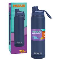 Garrafa Térmica Água Café Suco MODUS Aço Inox 750ml Parede Dupla Com Base de Silicone Garrafa Térmica Água Café Suco MODUS Aço Inox 750ml Parede Dupla Com Base de Silicone