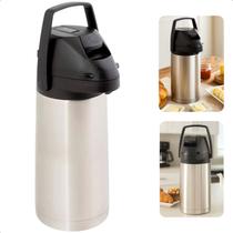Garrafa Térmica AirPot de Café em Inox 1,9 Litros com Alavanca de Pressão Mor