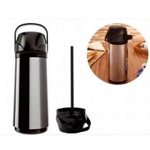 Garrafa térmica Airpot Inox Slim de vidro 1.8L Invicta