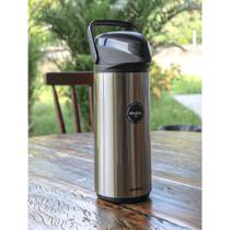 Garrafa térmica - aladdin/ inox com ampola de vidro - 1l