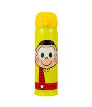 Garrafa Térmica Amarela Cascão 400ml - Turma Da Mônica - Tasco Garrafa Térmica Amarela Cascão 400ml - Turma Da Mônica - Tasco