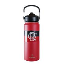 Garrafa Térmica Arell Flamengo Vermelho 532ml Com Tampa