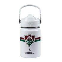 Garrafa Térmica Arell Fluminense 355ml Tricolor Straw Flask