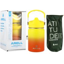 Garrafa Térmica Arell Straw Flask 355ml com saquinho RJC