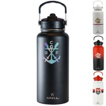 Garrafa Térmica Arell Straw Flask 946ml Flamengo Modelo:FLA 12