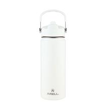 Garrafa Térmica Arell Straw FlaskBlack Esporte Fitness 532ml