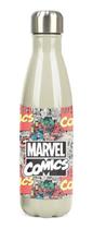 Garrafa Térmica Avengers Vingadores Marvel 500Ml - Branco