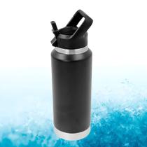 Garrafa Térmica Azul 1000ml com Canudo e Alça - EUBLO ECOMMERCE Garrafa Térmica Azul 1000ml com Canudo e Alça - EUBLO ECOMMERCE