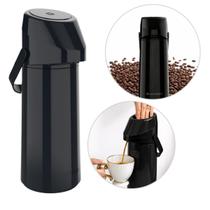 Garrafa Termica Bomba de Pressão Soprano 1L Rubi Não Pinga Garrafa Termica Bomba de Pressão Soprano 1L Rubi Não Pinga