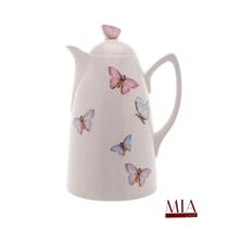 Garrafa Térmica Borboleta Porcelana 900ml