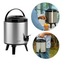 Garrafa Térmica Botijão Palace Inox 6L com Torneira Soprano