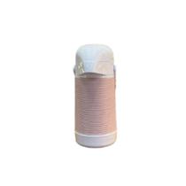 Garrafa Térmica Branca com Detalhe em Fibra Rose 500ml - Termolar Garrafa Térmica Branca com Detalhe em Fibra Rose 500ml - Termolar