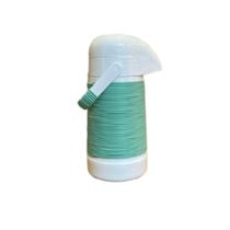 Garrafa Térmica Branca com Detalhe em Fibra Verde - 500ml - Termolar Garrafa Térmica Branca com Detalhe em Fibra Verde - 500ml - Termolar