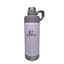 Garrafa Térmica Branca em Aço Inox Isolamento a Vácuo 600ml Garrafa Térmica Branca em Aço Inox Isolamento a Vácuo 600ml
