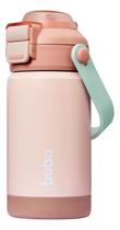 Garrafa Térmica Buba com Canudo de Silicone Bege 360ml Garrafa Térmica Buba com Canudo de Silicone Bege 360ml
