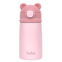Garrafa Térmica Buba Parede Dupla Ursinho Rosa 320ml