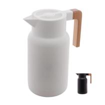 Garrafa Térmica Bule 1 Litro de Café Chá Cabo Madeira Bambu Lyor Organic Garrafa Térmica Bule 1 Litro de Café Chá Cabo Madeira Bambu Lyor Organic