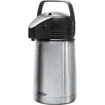 Garrafa Térmica Bule 1,3 Brinox Inox Ampola Vidro Pressão Garrafa Térmica Bule 1,3 Brinox Inox Ampola Vidro Pressão