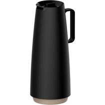 Garrafa Térmica Bule 1L Exata Tramontina Preto Ampola Vidro