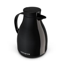 Garrafa Térmica Bule C/ Gatilho 1,0 Litro Café - Preto - Unitermi