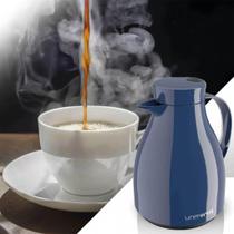 Garrafa Térmica Bule com Gatilho Paris 500ML Azul Cozinha Café Chá Prático para servir