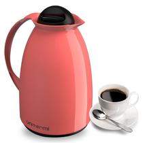 Garrafa Térmica Bule Florença 650ml Rosa Café Chá Unitermi