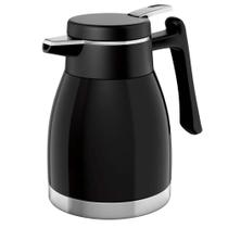 Garrafa térmica Bule Térmico Inox Quebec 1,2 Litro Preto Euro - 24 horas gelado ou 12 horas quente