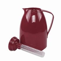 Garrafa Térmica Bule Termolar Luna com Infusor 1 L Bordô - 390358 Garrafa Térmica Bule Termolar Luna com Infusor 1 L Bordô - 390358