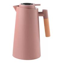 Garrafa Térmica Café 1 Litro Nórdica Cabo Madeira Não Vaza