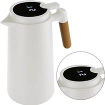 Garrafa Térmica Café 1L Termômetro Display LED Digital Vácuo Parede Dupla Nórdica Garrafa Térmica Café 1L Termômetro Display LED Digital Vácuo Parede Dupla Nórdica