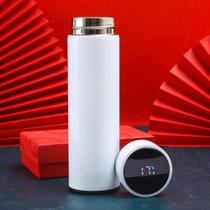 Garrafa Térmica Café, Água C/Sensor De Temperatura Em Led Cor:Branco Garrafa Térmica Café, Água C/Sensor De Temperatura Em Led Cor:Branco