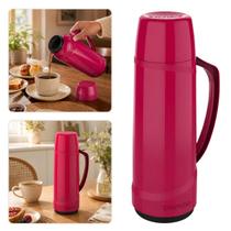 Garrafa Térmica Cafe Cha 1 Litro Cristal Ampola de Vidro Soprano Garrafa Térmica Cafe Cha 1 Litro Cristal Ampola de Vidro Soprano