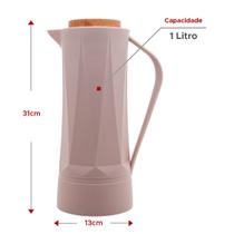 Garrafa Térmica Café Chá 1 Litro Queen Fosca Quente e Frio