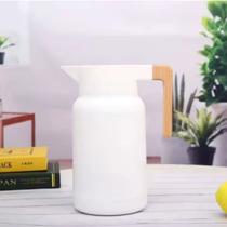 Garrafa Térmica Café Chá Agua Com Botão Jarra 1 Litro