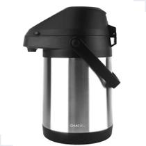 Garrafa Térmica Café Chá Água Inox Chacal De 2,5 Litros