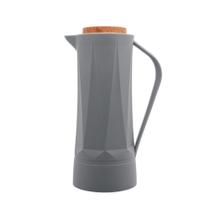 Garrafa Térmica Café e Chá de Plástico Queen Cinza 1L