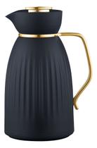 Garrafa Térmica Café Jade Preto E Dourado Click 1 Litro