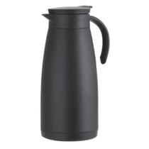 Garrafa Térmica Café Parede Dupla 1,5L Preta Luxo Vedação Garrafa Térmica Café Parede Dupla 1,5L Preta Luxo Vedação