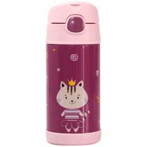 Garrafa Térmica Camada Dupla Isolamento à Vácuo Clingo 270ml Modelos Milky, Luke, Tigre e Coala