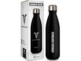 Garrafa termica cantil ciencias contabeis black 500ml - Pdv