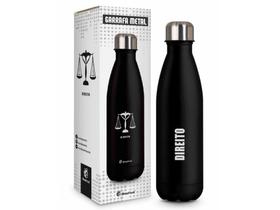 Garrafa termica cantil direito black 500ml - Pdv