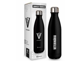 Garrafa termica cantil veterinaria black 500ml - PDV