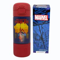 Garrafa Térmica Canudo Alça SPIDER MAN 450ML Zona Criativa