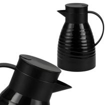 Garrafa Térmica Capri 1L com Ampola de Vidro para Café Chá e Leite Preta Fratelli Garrafa Térmica Capri 1L com Ampola de Vidro para Café Chá e Leite Preta Fratelli
