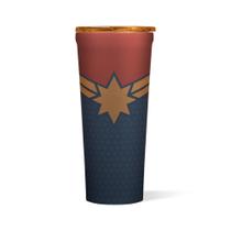 Garrafa térmica Captain Marvel 709ml com isolamento triplo
