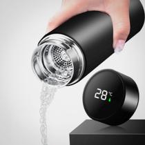 Garrafa Térmica Chá, Café, Água C/Sensor De Temperatura Em Led