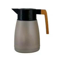 Garrafa termica Coffeeshop em plastico 1L L20,5xP14xA23 cor champanhe metalico