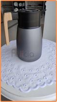 Garrafa Térmica Coffeeshop em Plástico cor Cinza Metálico 1L - Full Fit