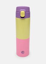 Garrafa termica color block mna rosa puket Garrafa termica color block mna rosa puket