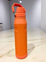 Garrafa Termica Com Alça e Protetor de Silicone 1200ML Dia a Dia Faculdade Trabalho
